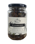 Dry Kalamata Olives marinated in Moroccan spices 220gr